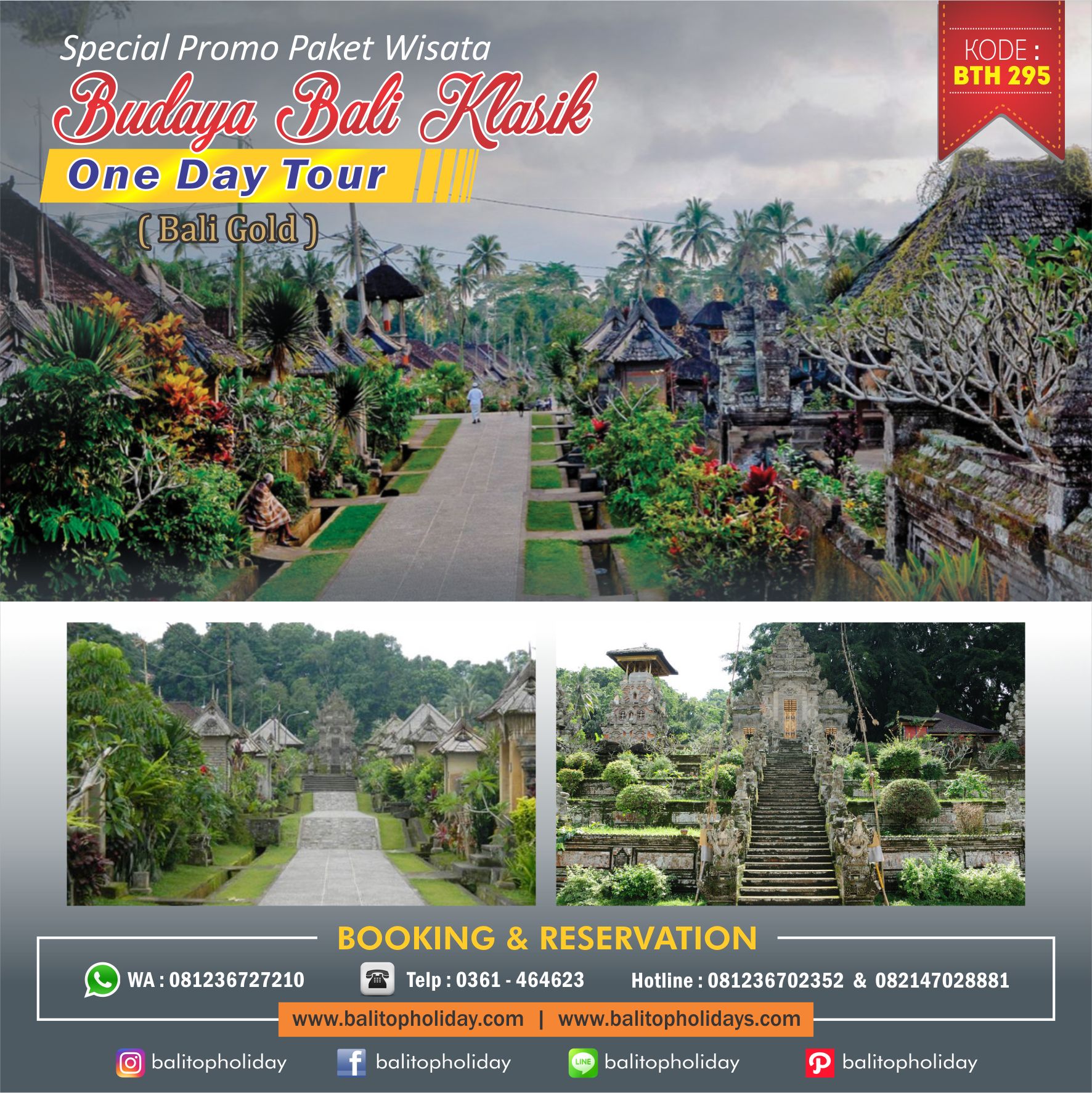 Wisata Bali Klasik One Day Tour 
