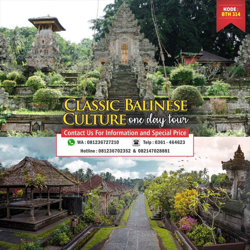 Classic Balinese Culture One Day Tour